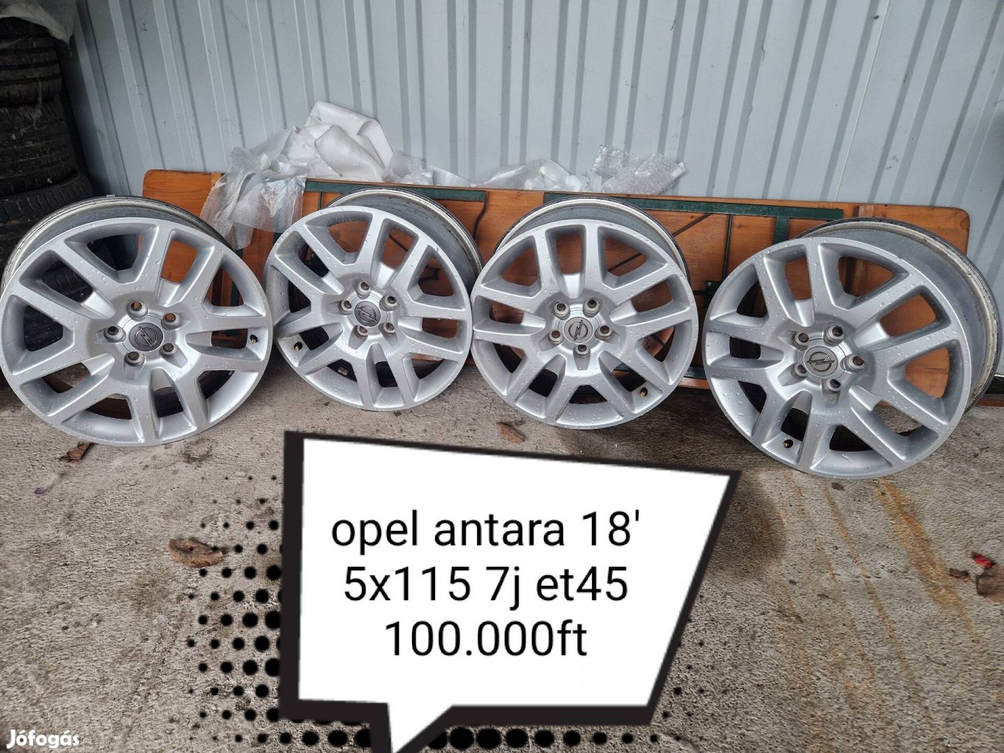 opel antara 5x115 18 col alufelni szett