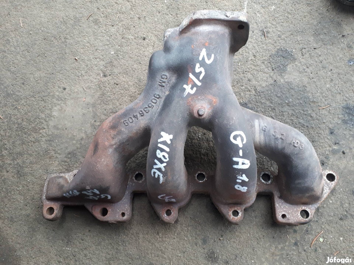 opel astra G  1.8  X18XE kipufogó öntvény GM90536409