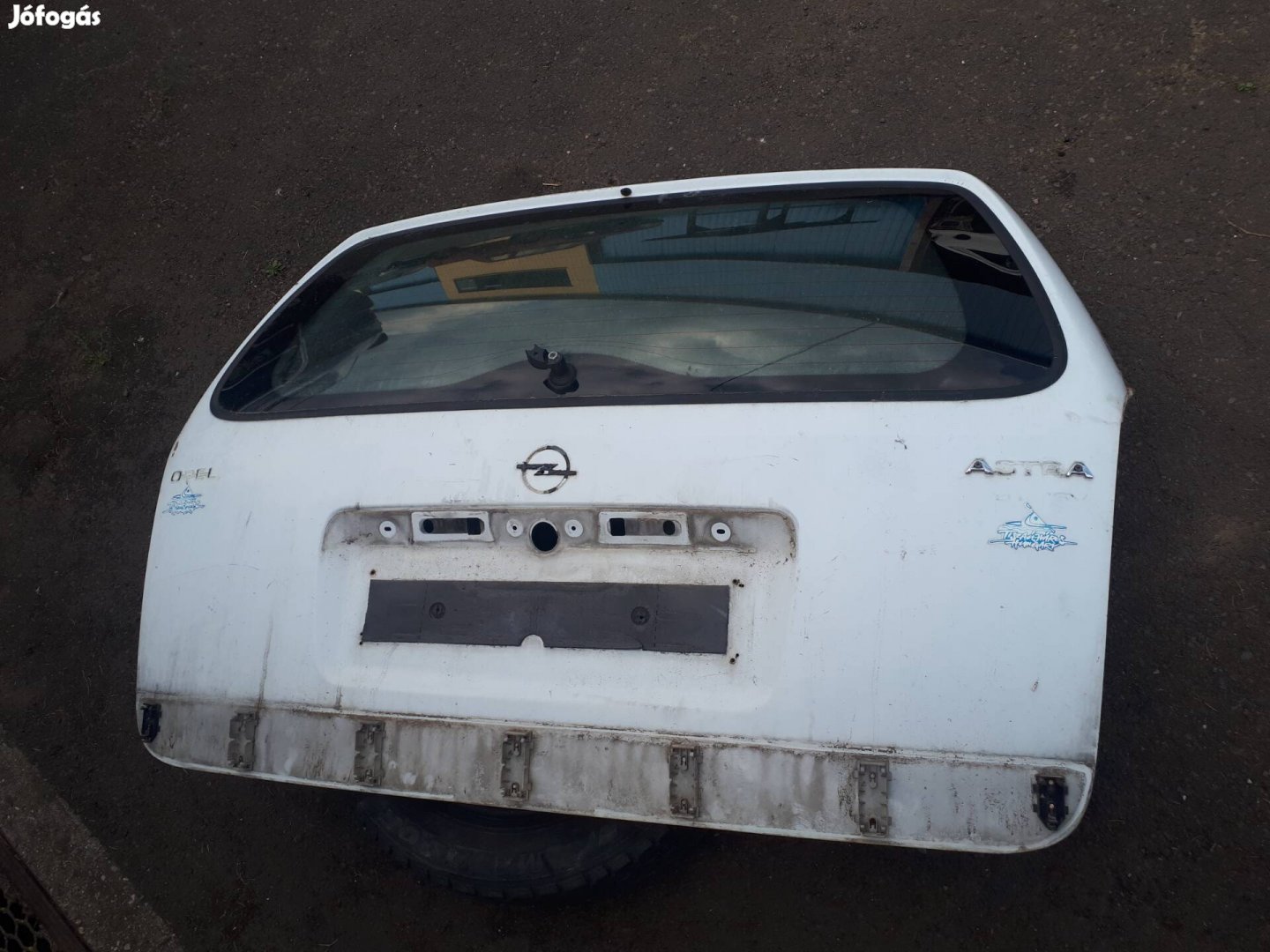 opel astra  G, kombi fehér  csomagtérajtó üveggel  