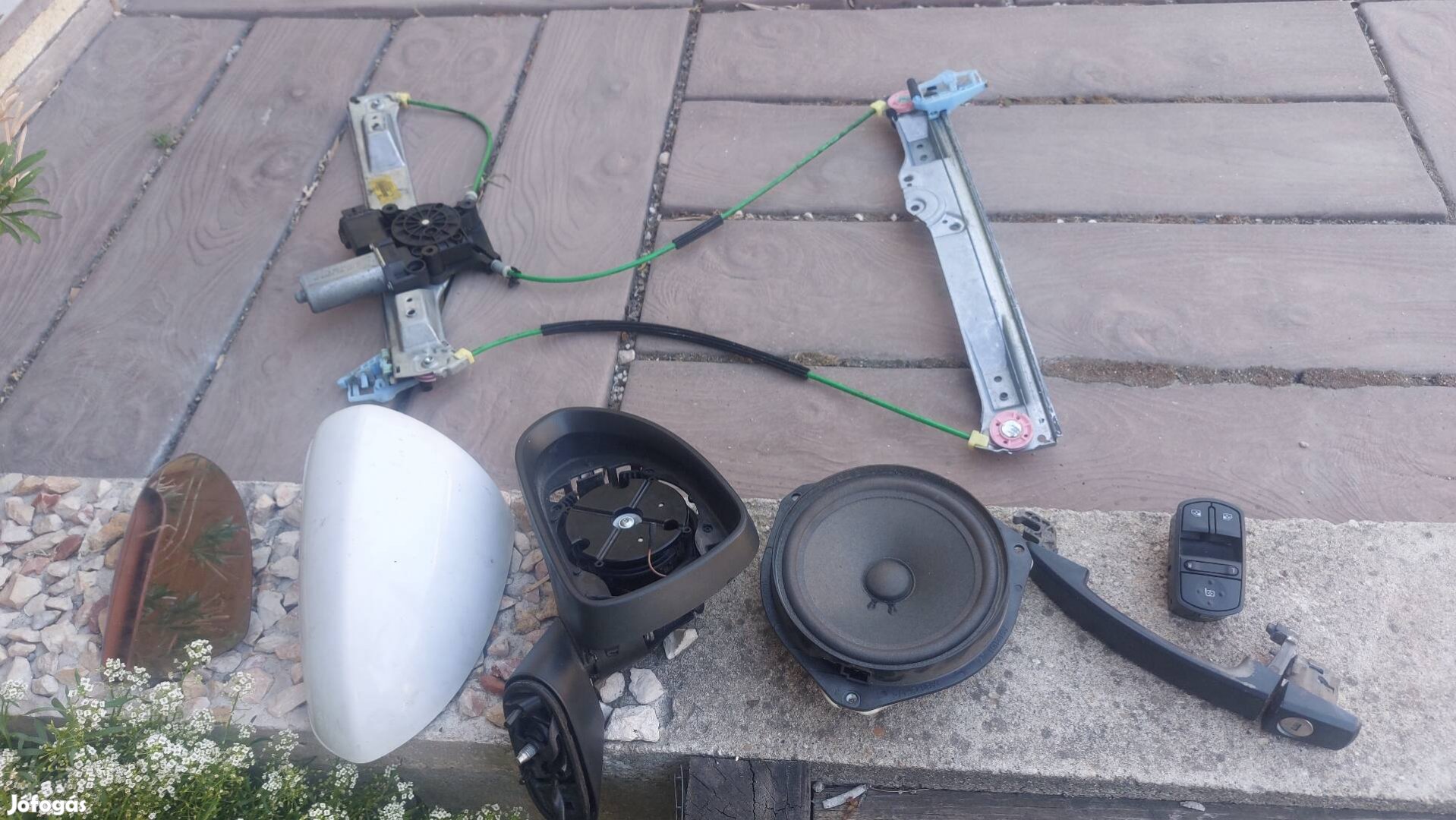 opel d corsa bal oldali ablak emelő motor szerkezet 