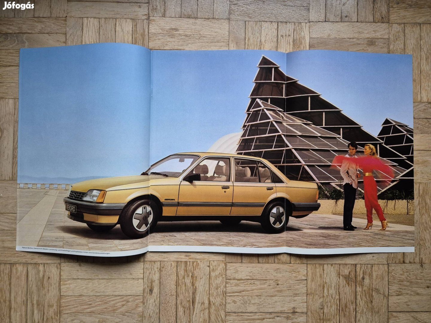 opel rekord E gyári prospektus katalógus 