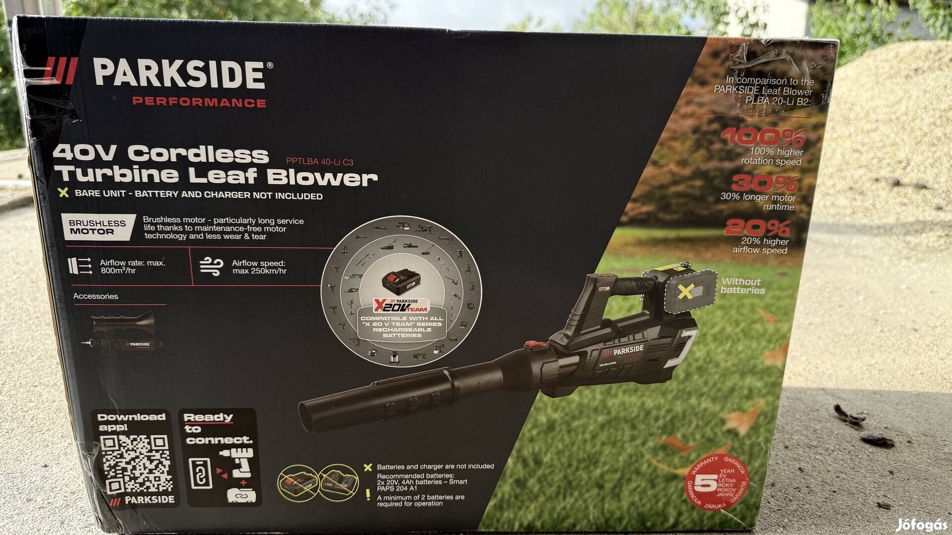 parkside akkus lombfujo