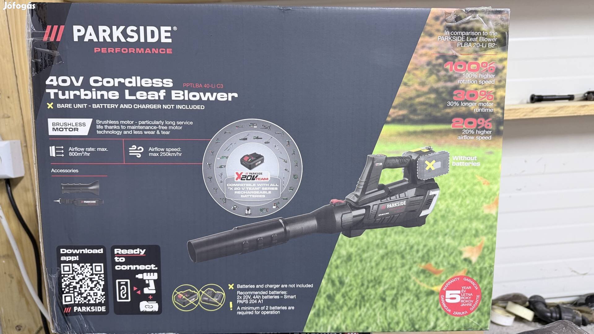 parkside performance akkus lombfujo