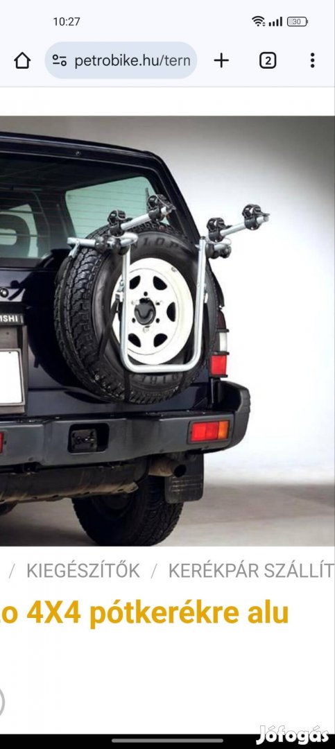 peruzzo kerékpárszállító 4x4 hez! olcsón!