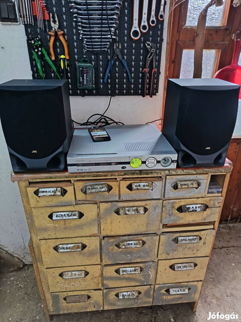 philips rádiós erősítő jvc hangfalakkal