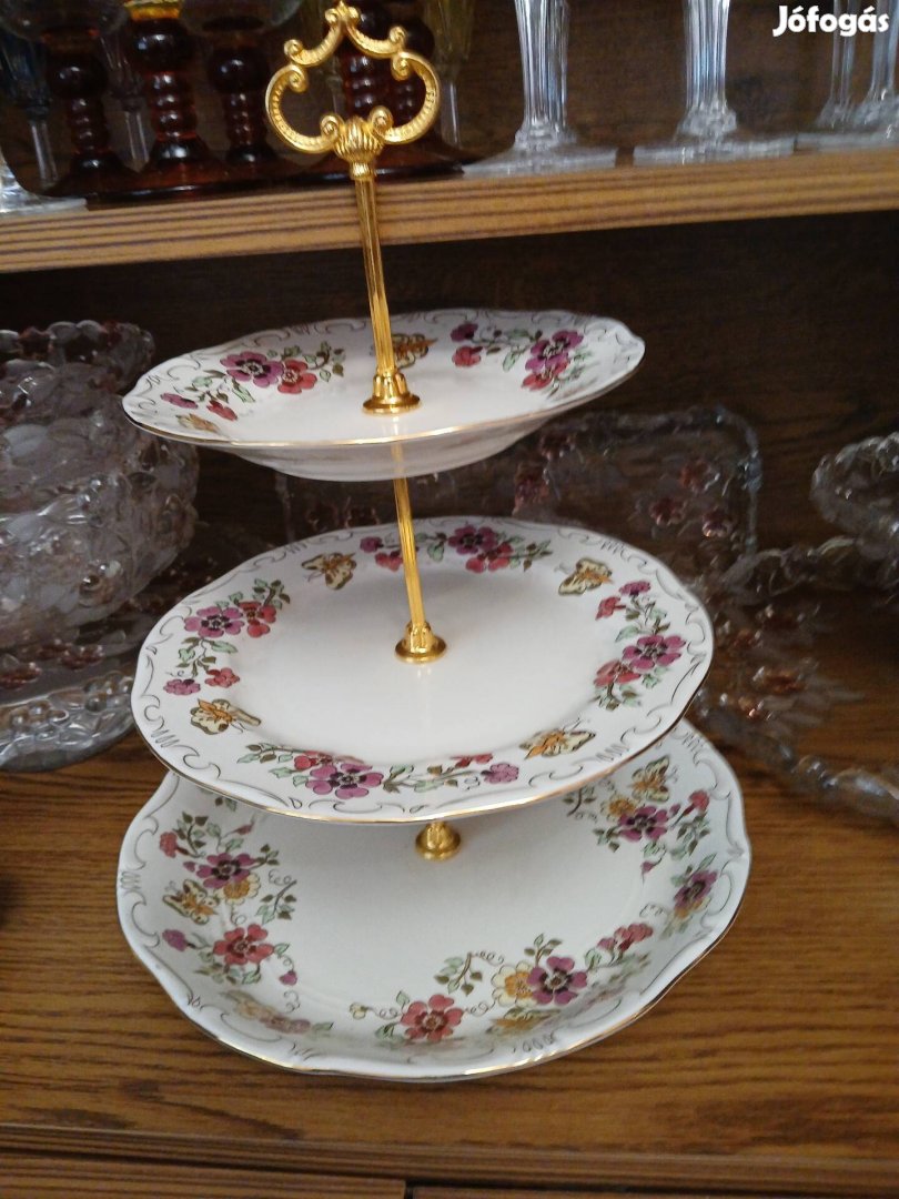 pillangó mintás eredeti  Zsolnay porcelánok