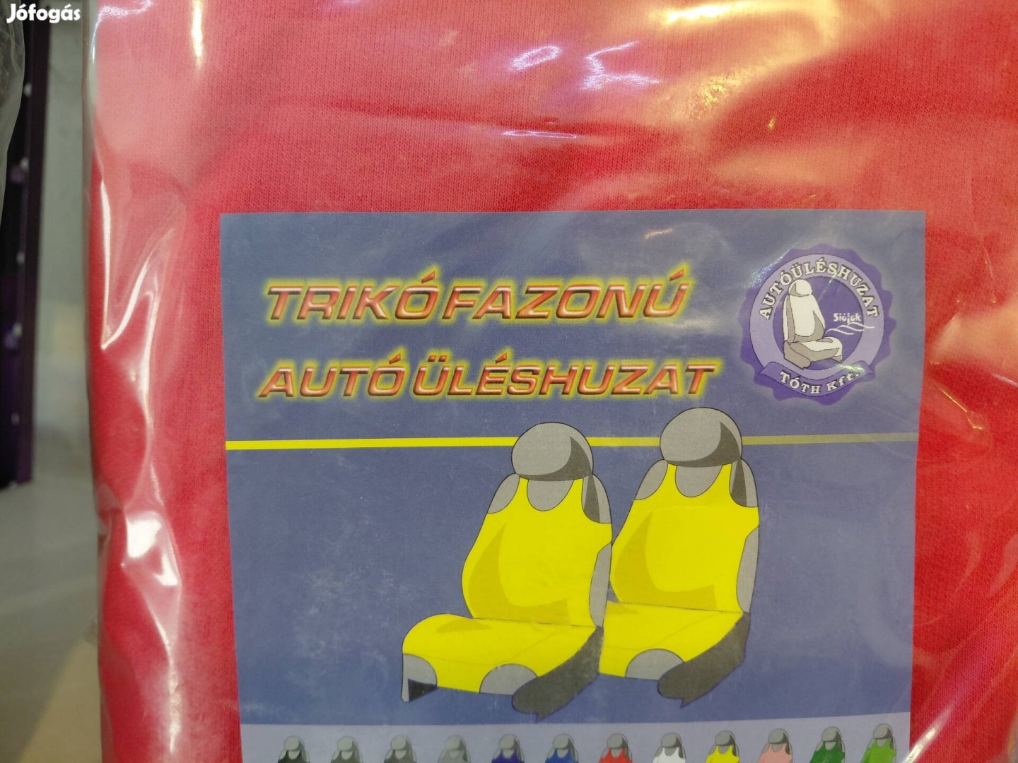 piros pamut trikóhuzat