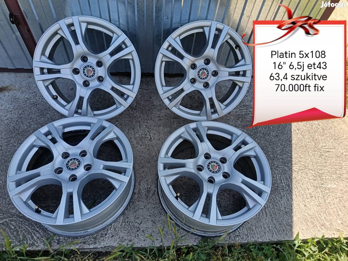 platin 5x108 ford,volvo 16 col alufelni 