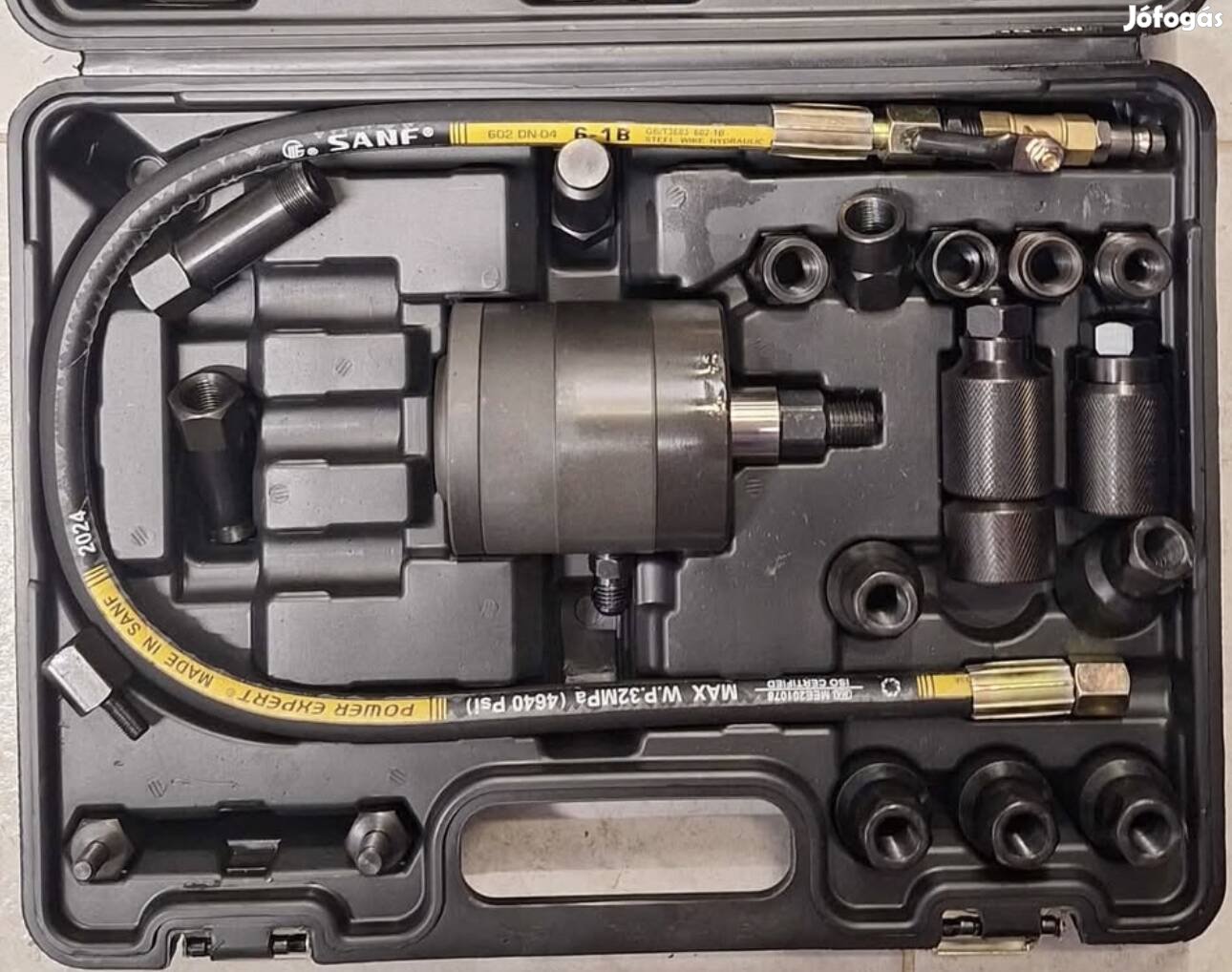pneumatikus diesel injektor kihúzó készlet 21 darabos, 6-12 bar