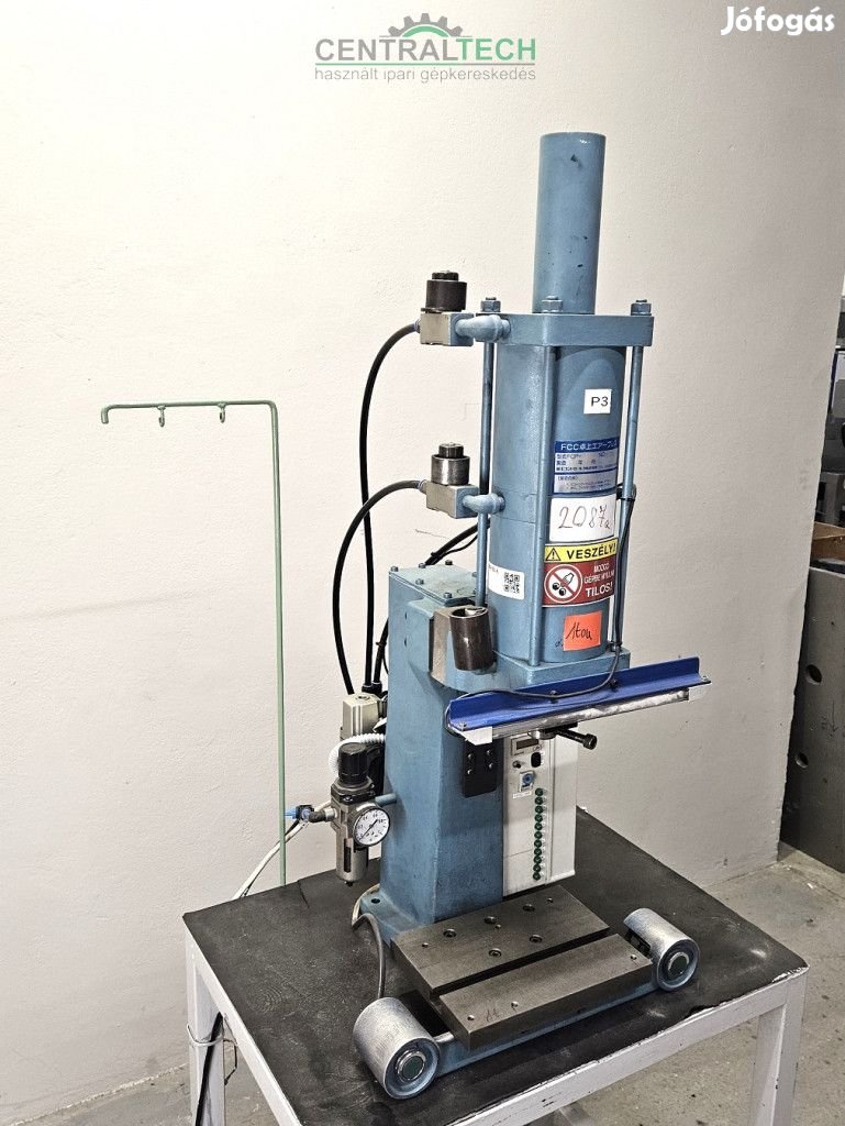 pneumatikus prés 1t nyomóerő FCC FCP-1000 présgép több db