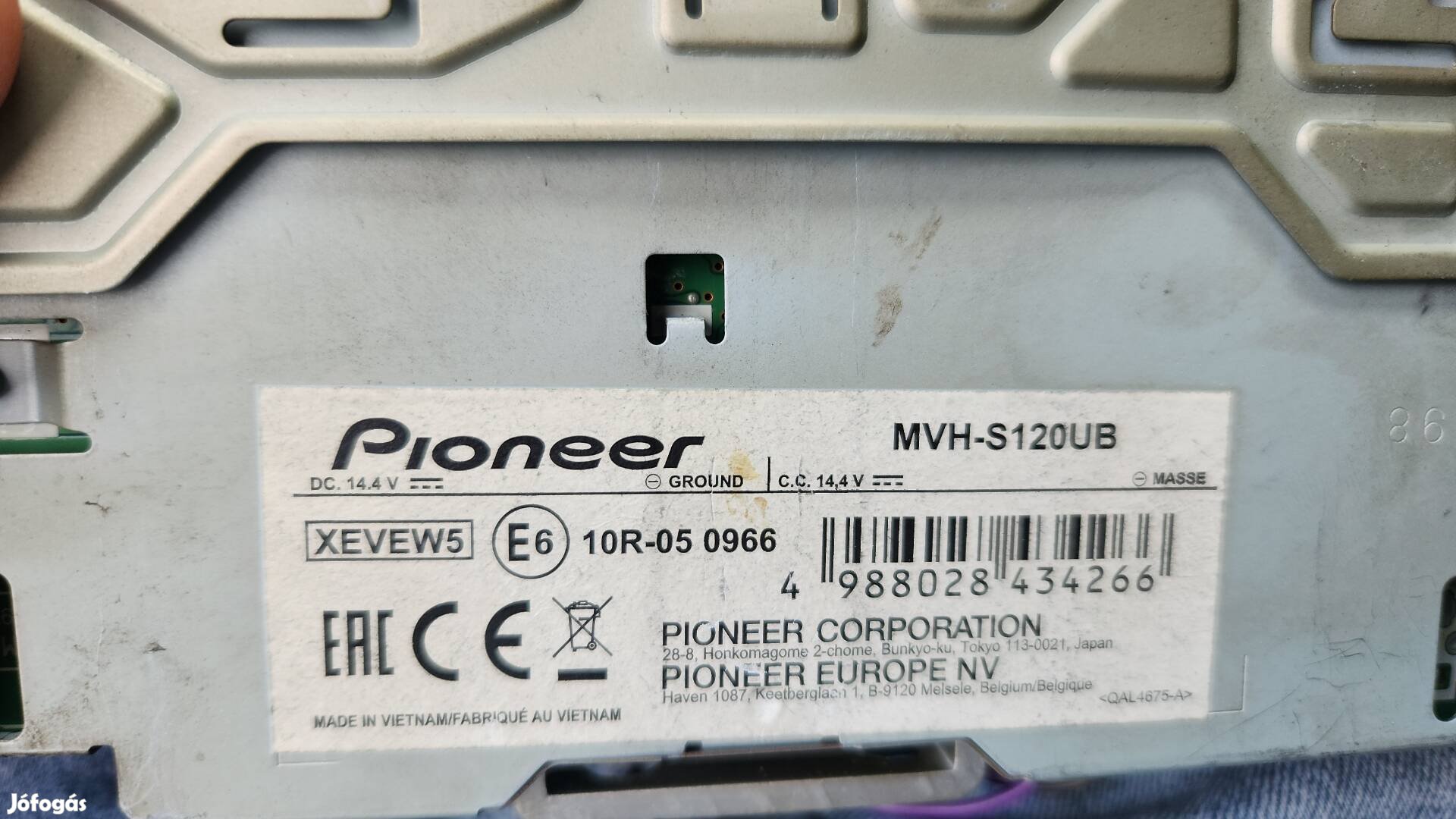 poneer autorádió