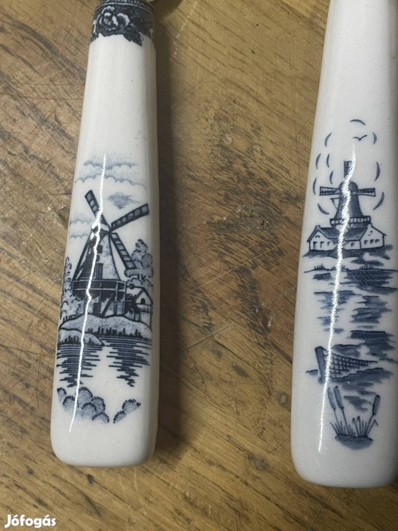 porcelánnyeles holland sajtszeletelő 