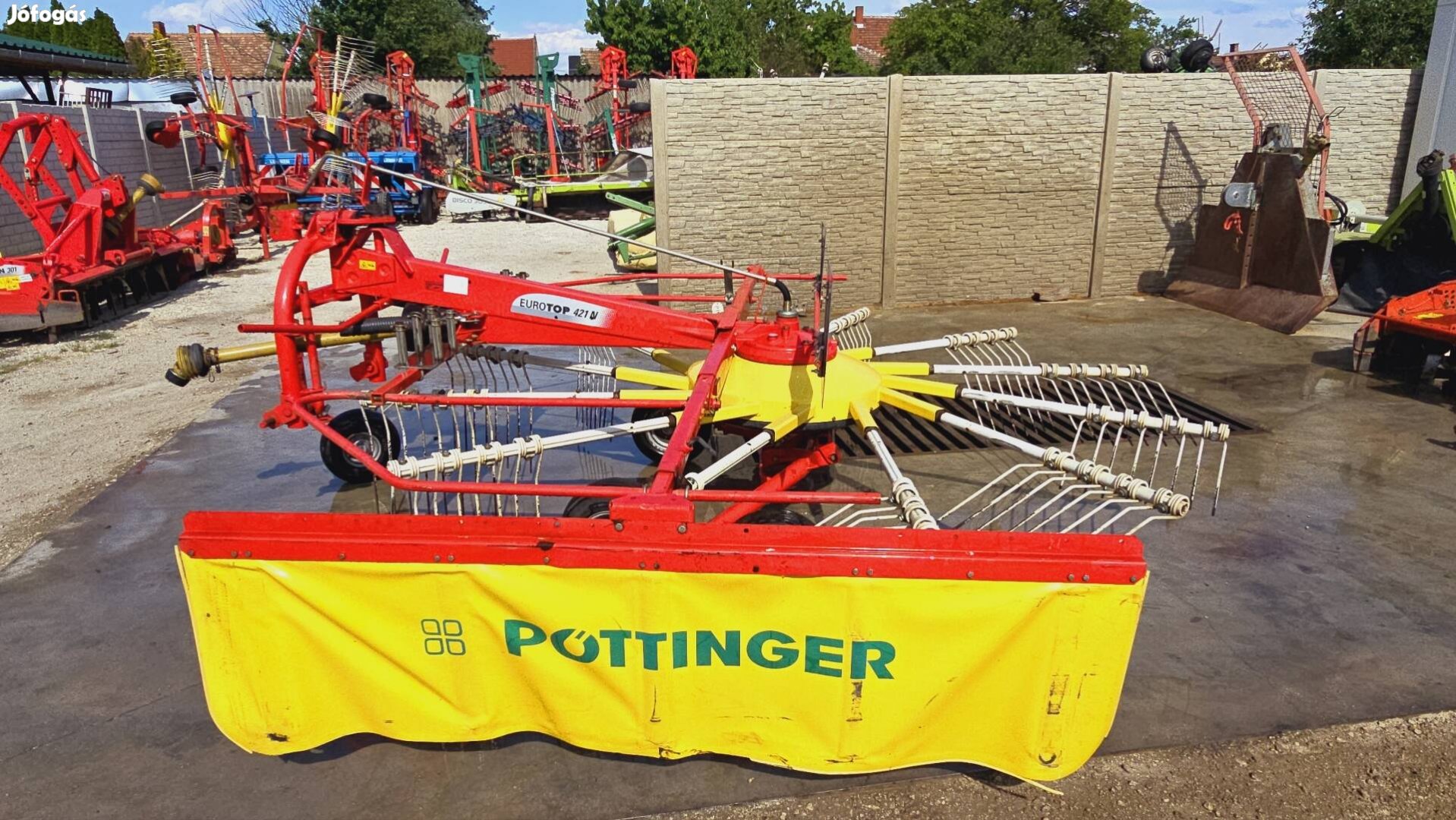 pöttinger Eurotop 421 Tandem Rendsodró 