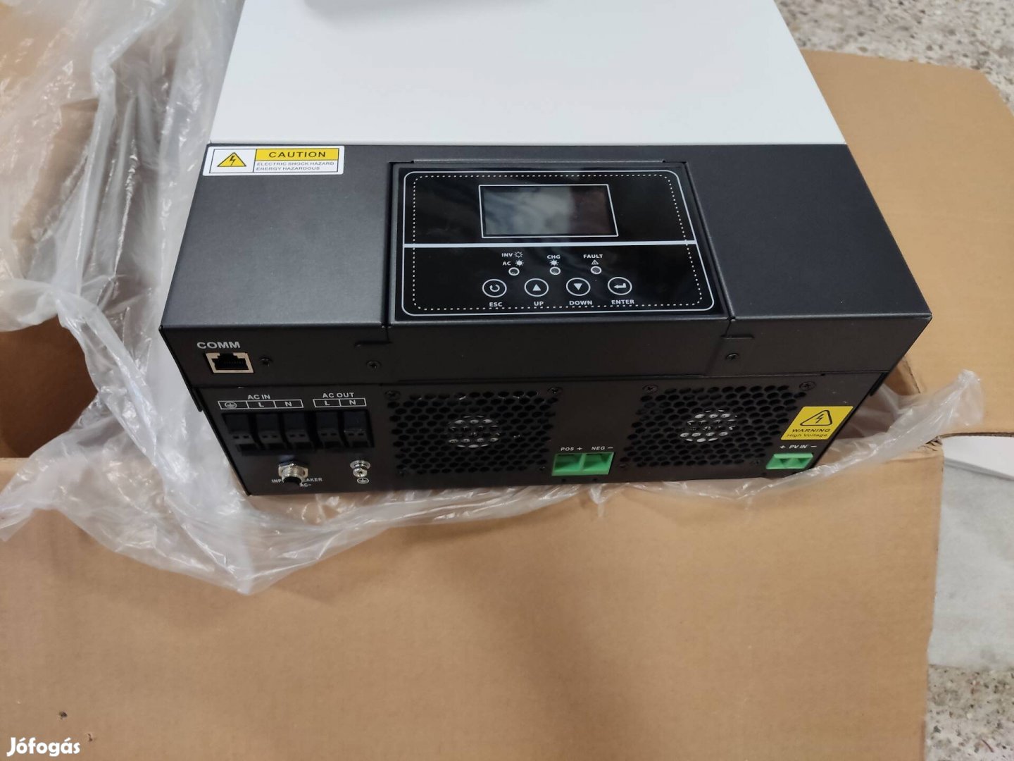 powmr 3.5kw offgrid inverter 1.5évet használt kitűnő állapotban 