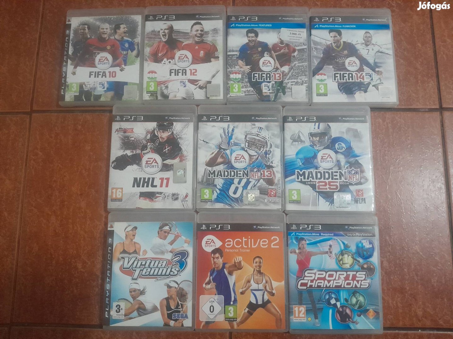 ps3 gyári sport játékok egyben