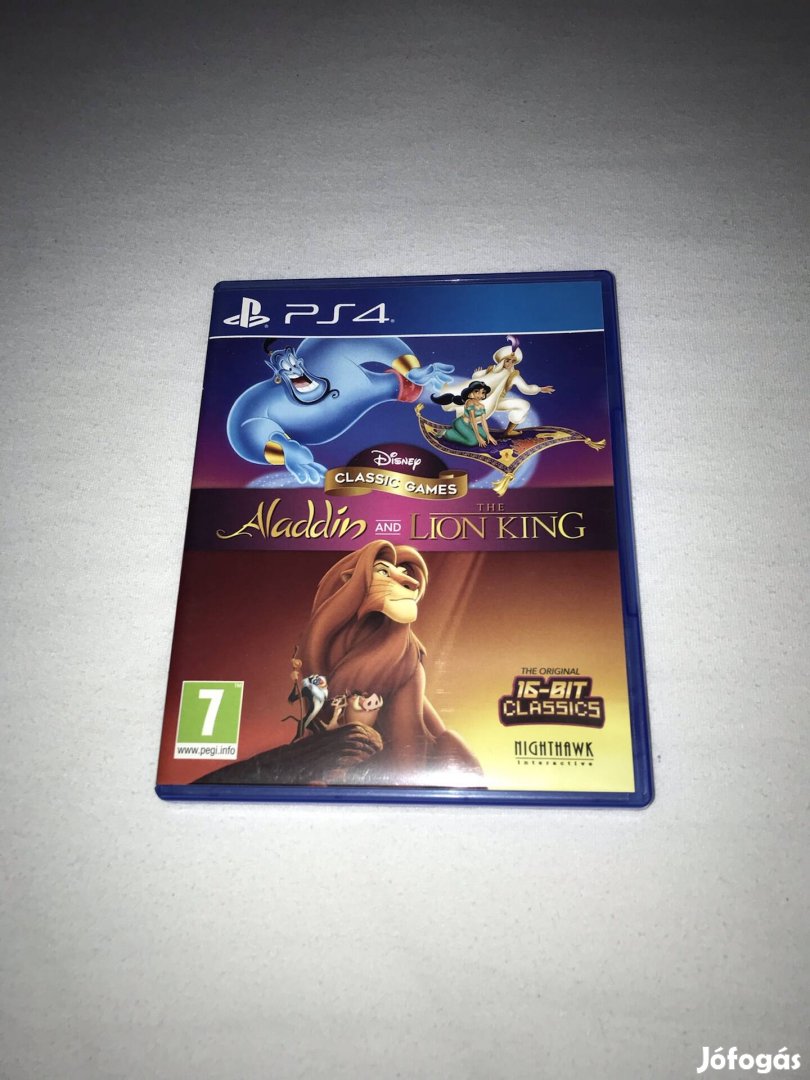 ps4 Disney Classic Games Aladdin & Lion King eredeti játék