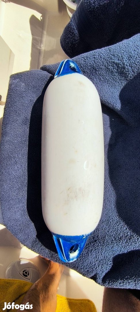puffer bója fender kék fehér 1 db