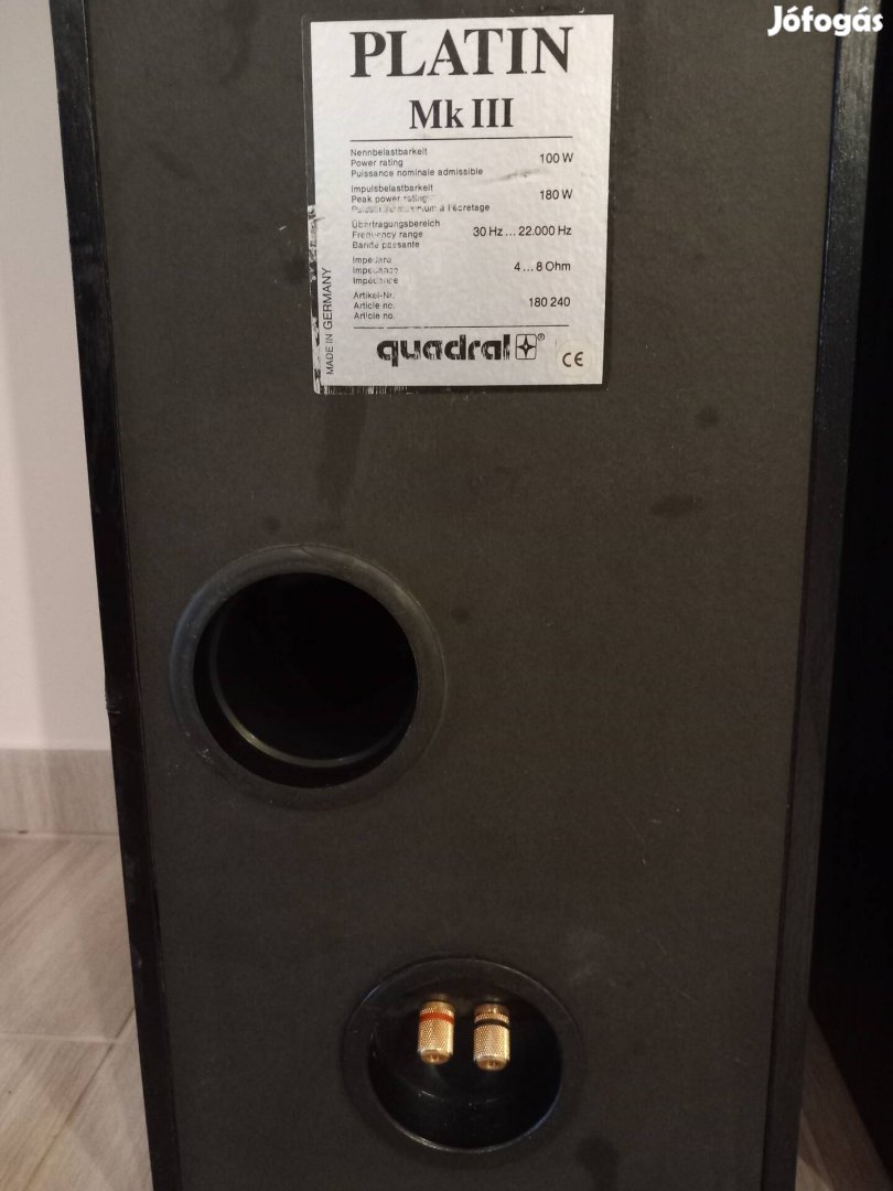 qadral platin Mk-III üres hangfal dobozok