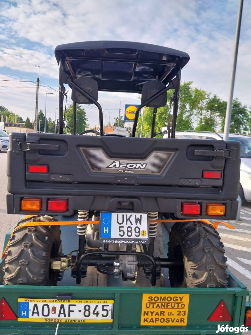 qwad új,300km. csere érdekel.