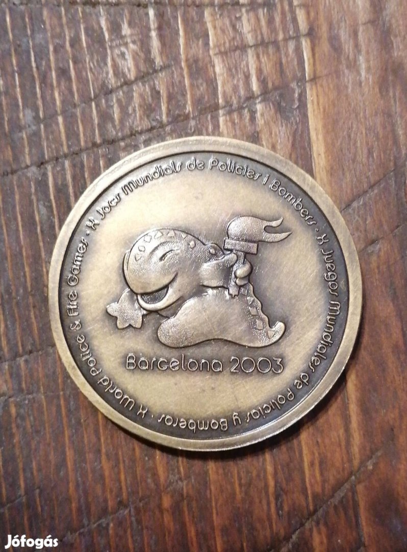 régi Barcelonai emlék érem