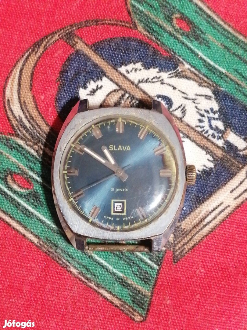 régi Slava férfi karóra