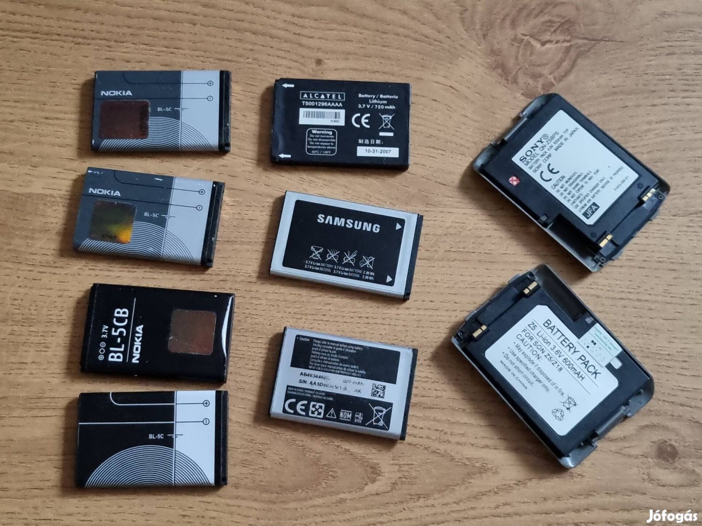 régi Sony Ericsson Nokia Alcatel akkumulátor mobiltelefonokhoz