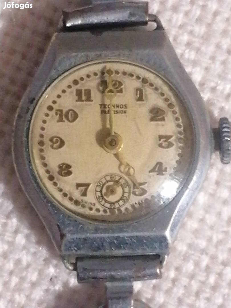 régi Téchnos Precision Svájci női mechanikus karóra