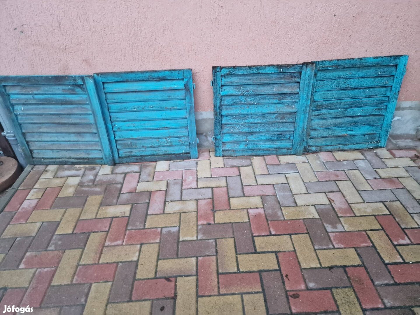 régi zsalugater párok antik árnyékoló népi dekoráció falusi