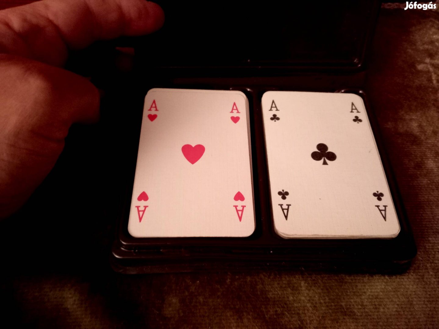 retro Piatnik francia kártya, VBKM doboz