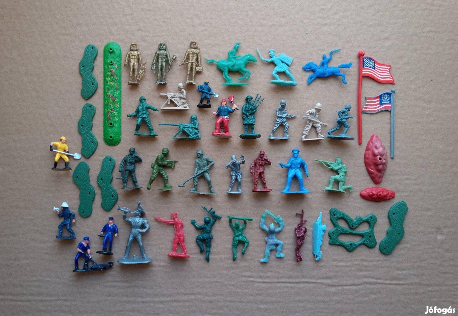 retró műanyag katona csomag