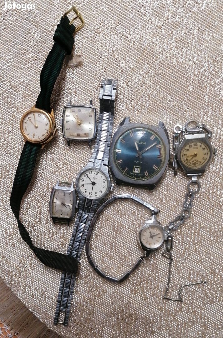 retró működő mechanikus karóra csomag