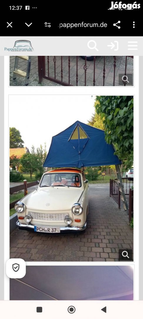 retro tetősátor 