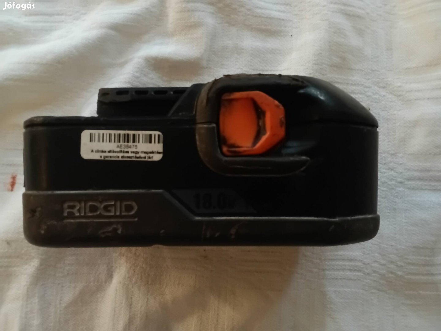 ridgid 18 voltos akkumulátor újszerű