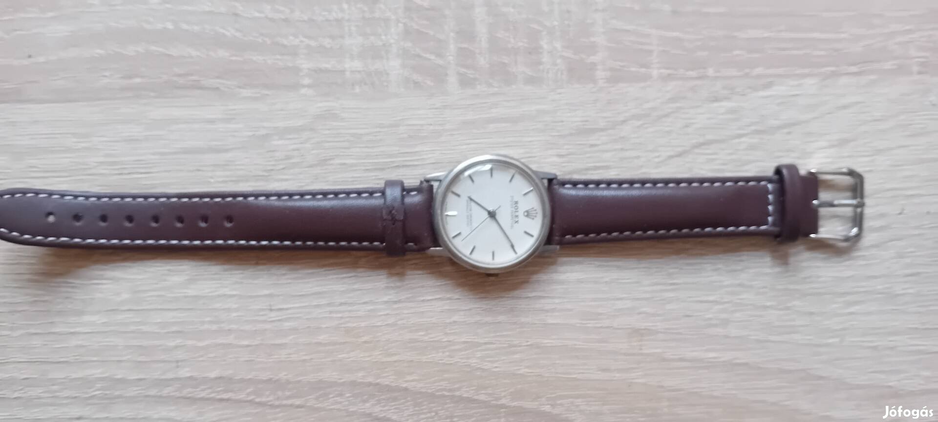 rolex karóra bőr szíjjal