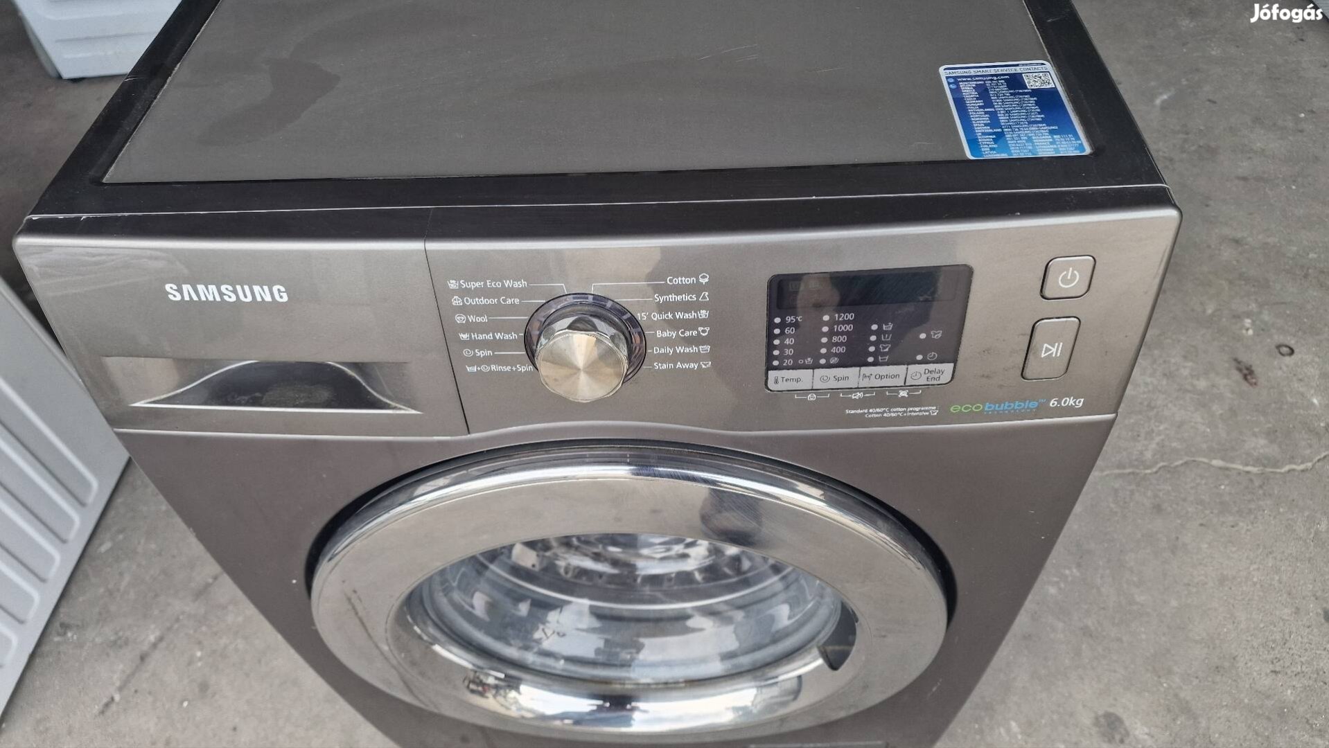 samsung mosógép 6kg