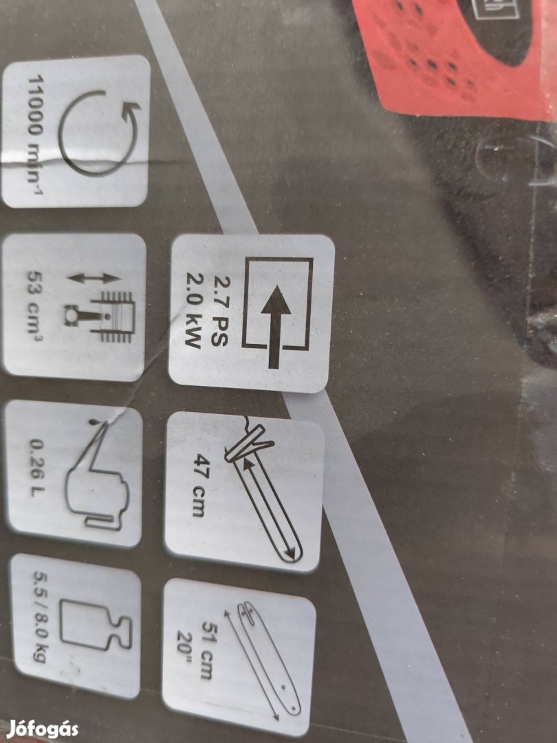 scheppach bks5300pro 53cc benzines láncfűrész 