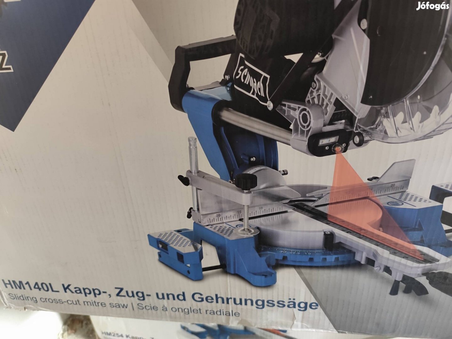 scheppach hm140l csúszósines gérvágó fűrész 305mm