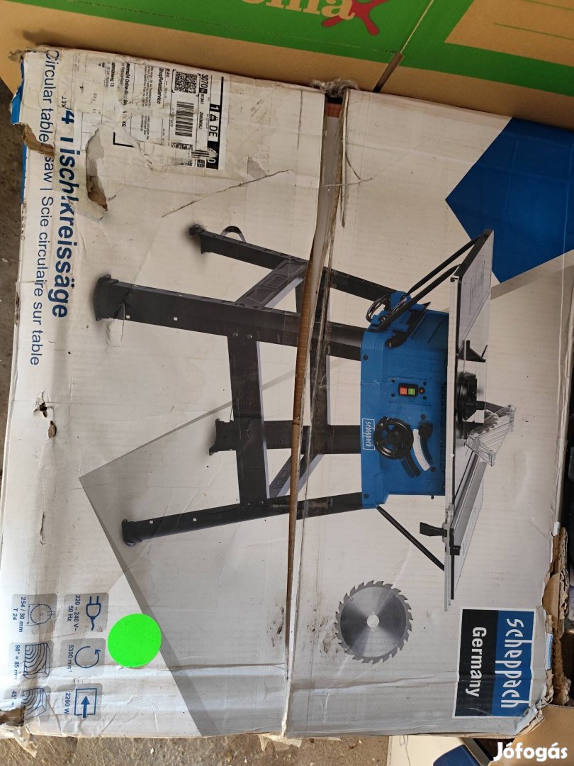 scheppach hs254 asztali körfűrész új