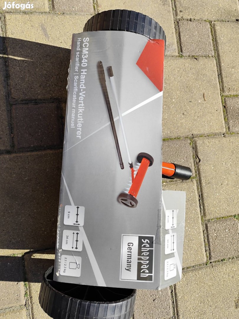scheppach scm340 kézi gyeplazító 