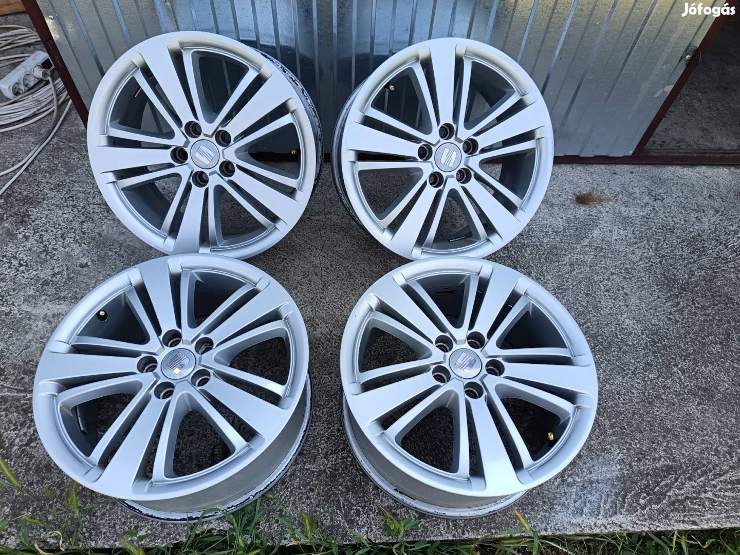 seat ibiza 5x100 16 col alufelni szett 