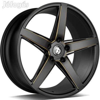 seventy9 SV-N Matt fekete Arany 8X18 5X120 ET30 CB72,6 | alufelni |