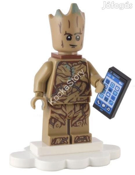 sh836 Marvel Super Heroes Groot with Phone and Stand +Holiday tree