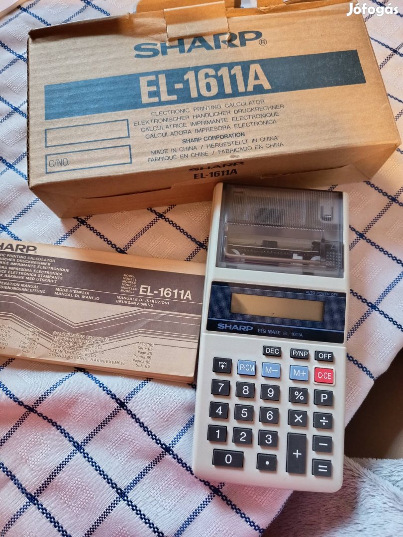sharp EL 1611A számológép