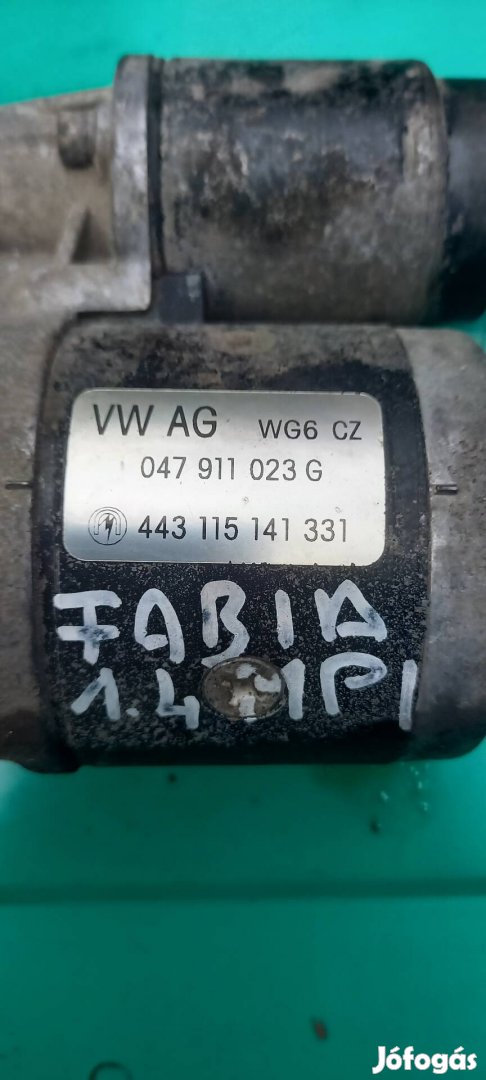 skoda fabia 1.4 mpi önindító 