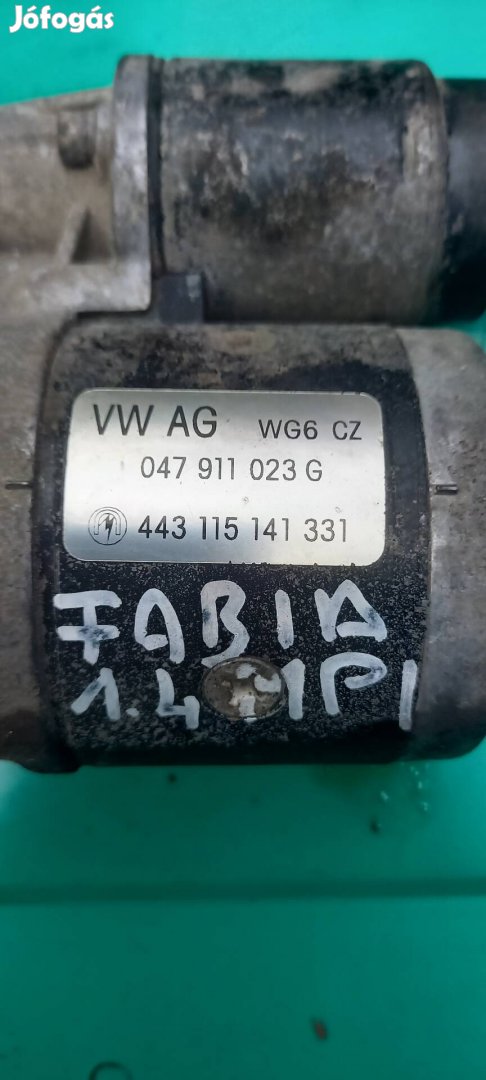 skoda fabia 1.4 mpi önindító 