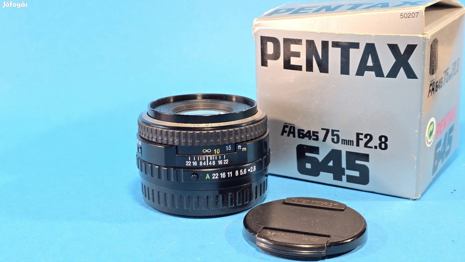 smc Pentax Fa 2.875mm objektív 645 N NII AF