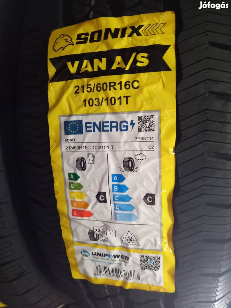 sonix 215/60R16 c  kisteher 4 evszakos gumigarnitura uj