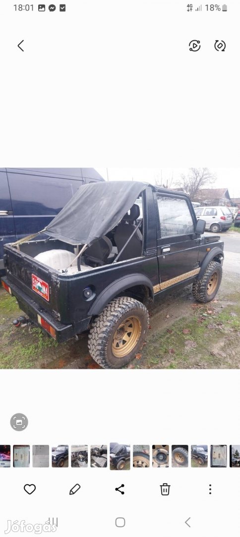 suzuki Samurai bikini ponyva