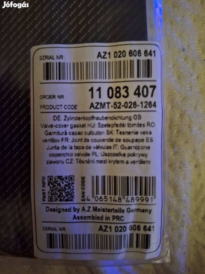szelepfedél tömítés fox post eladó