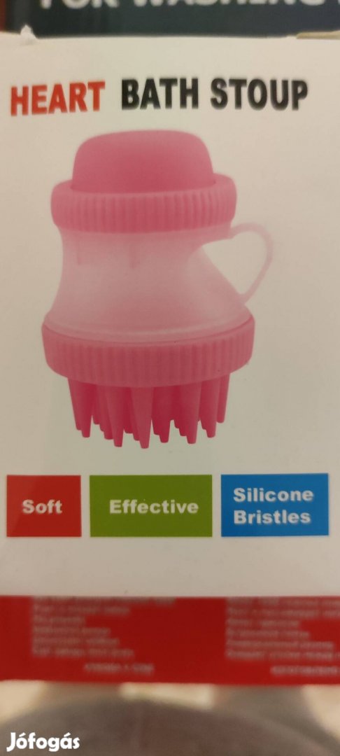 szilikon kutyafürdető kefe